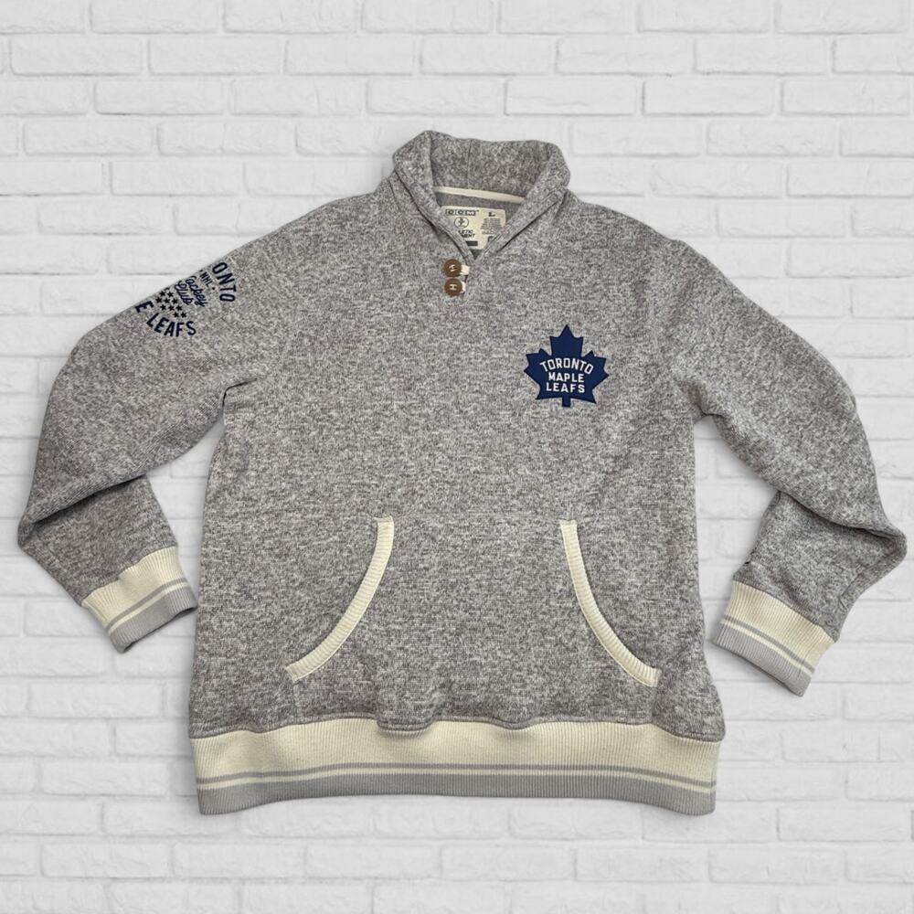 Toronto Maple Leafs Mens Large Pullover Sweater 100 Year Centennial Classic CCM
